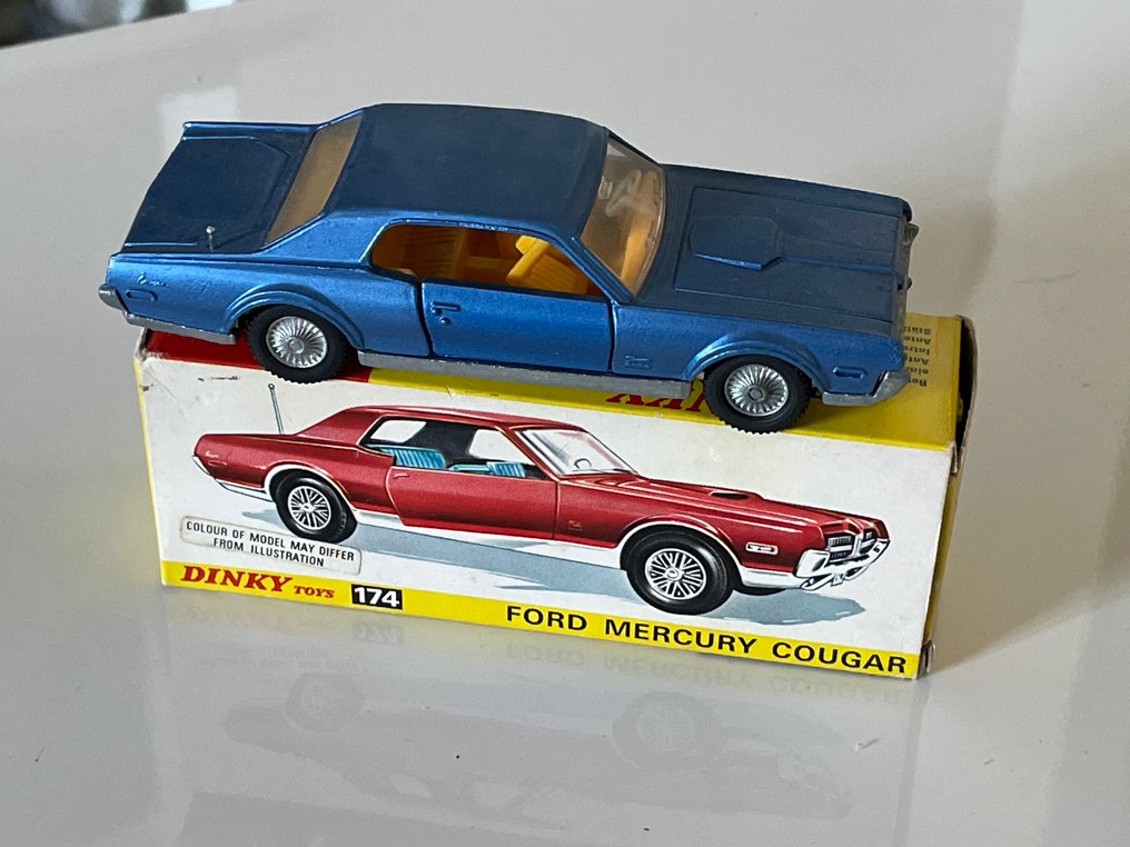 Dinky Toys 1:43 - Model car - 174- Ford Mercury Cougar, Speedwheels - Boxed - Made In England #1.0