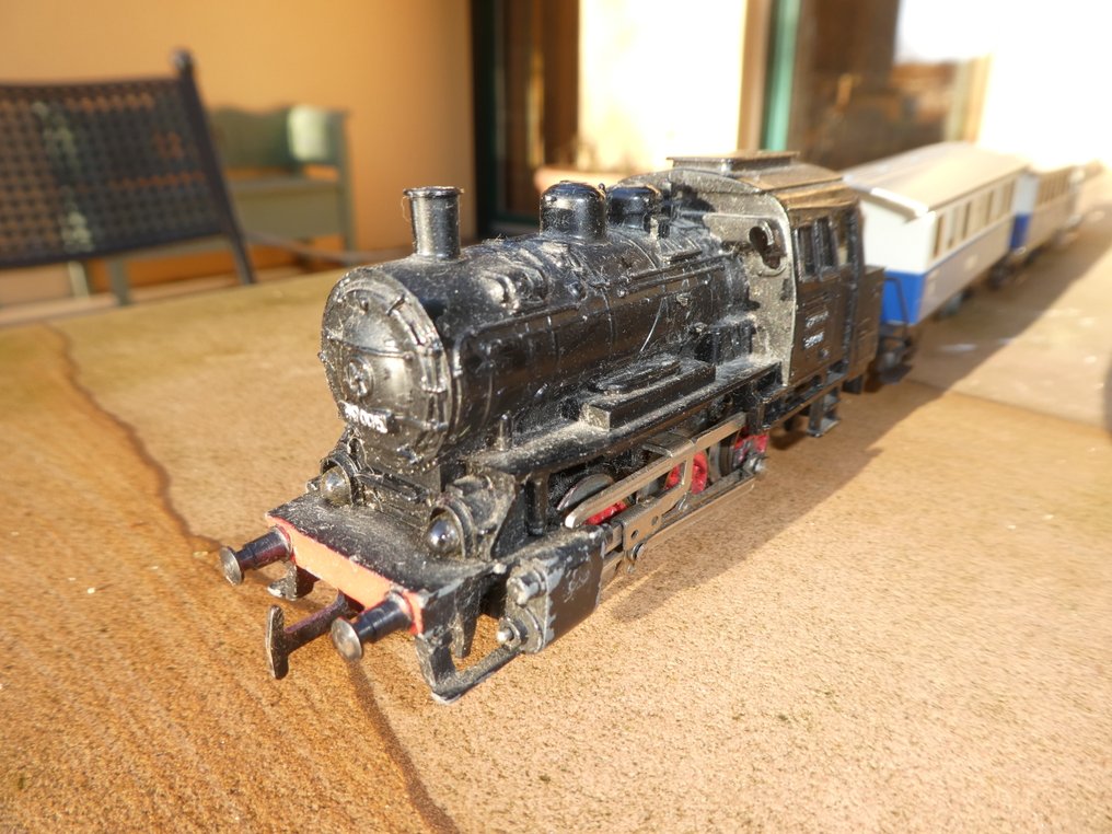 Märklin, Primex H0 - 3000/4020/4040 - Train set (4) - Bavarian local passenger train with anniversary platform car - DB #2.1