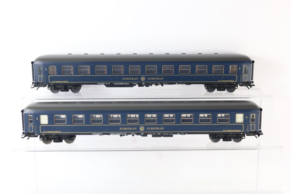 Märklin H0轨 - 42812 - 模型火车客运车厢套装 (1) - 2件套 IGE Classic - DB #1.0