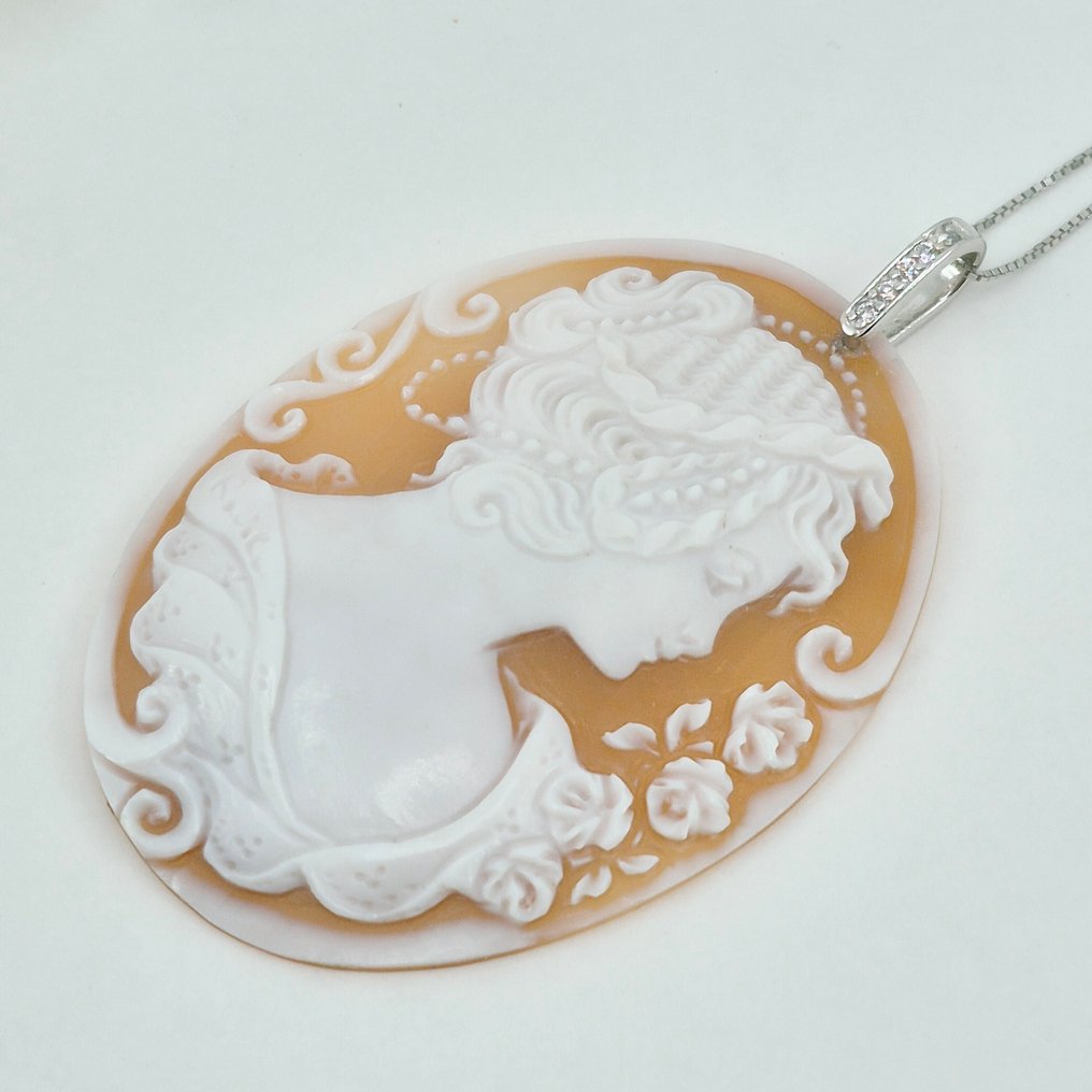 Plata - Camafeo - CAMMEO INCISO A MANO #3.2