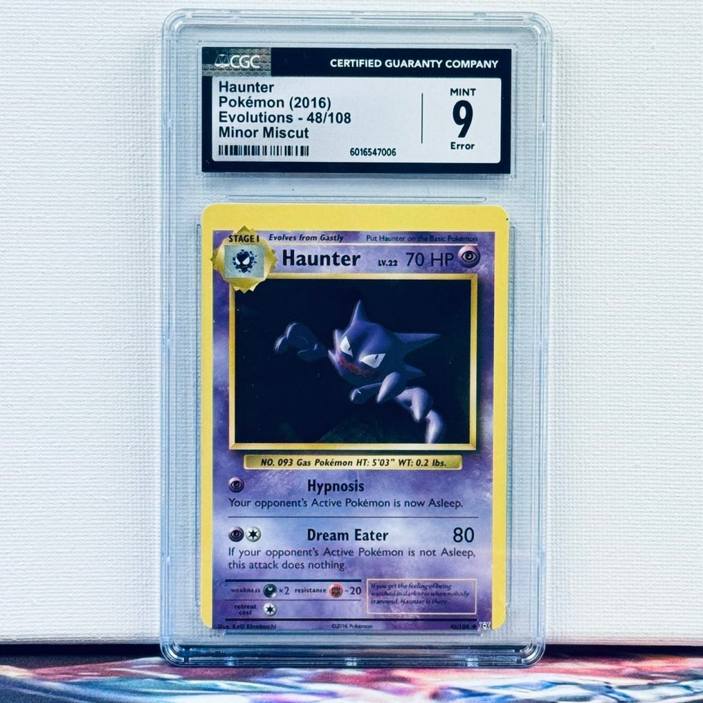 Pokémon Graded card - Haunter 48 - Pokémon - PSA 9 #1.0