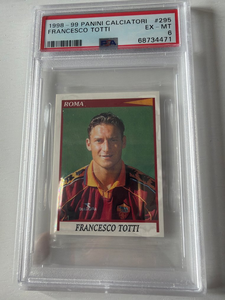 Panini Calciatori 1998/99 Francesco Totti - PSA 6 Graded sticker #1.0