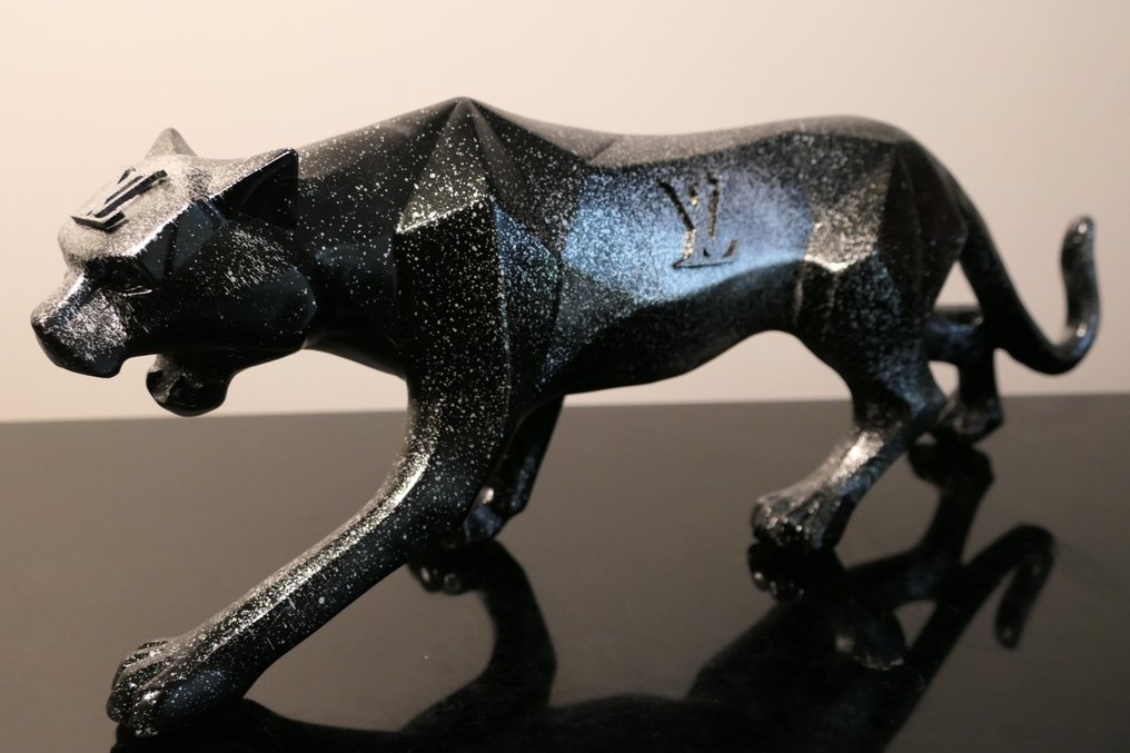 Rich'ART - Panthère noire et argent version Louis Vuitton #3.2