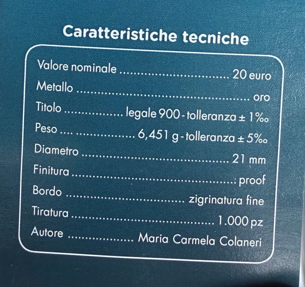 Italië. 20 Euro 2019 "Il Rinascimento - Tintoretto" Proof #2.1