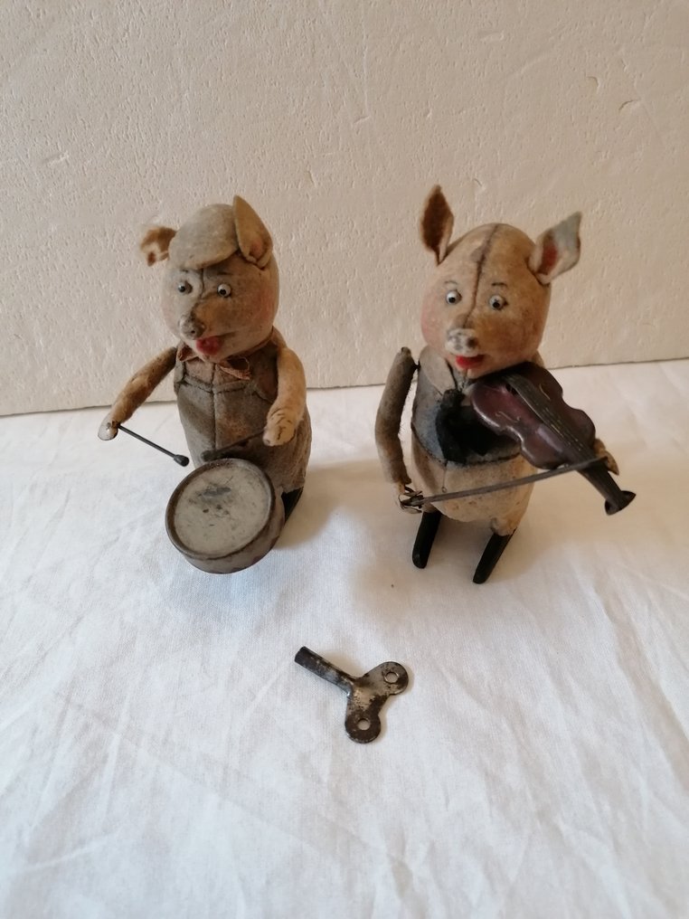 Schuco - Tinnleke - Pigs - 1920-1930 - Tyskland #1.0