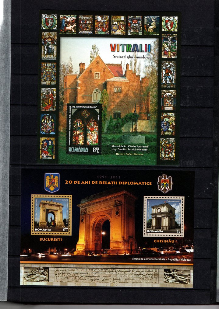 罗马尼亚 2011/2023 - 来自罗马尼亚的套装、邮票块和小型邮票册收藏,时间范围从2011年至2023年,品质极佳,CV为0F。 - michel 2023 year-6522/8255 #1.0