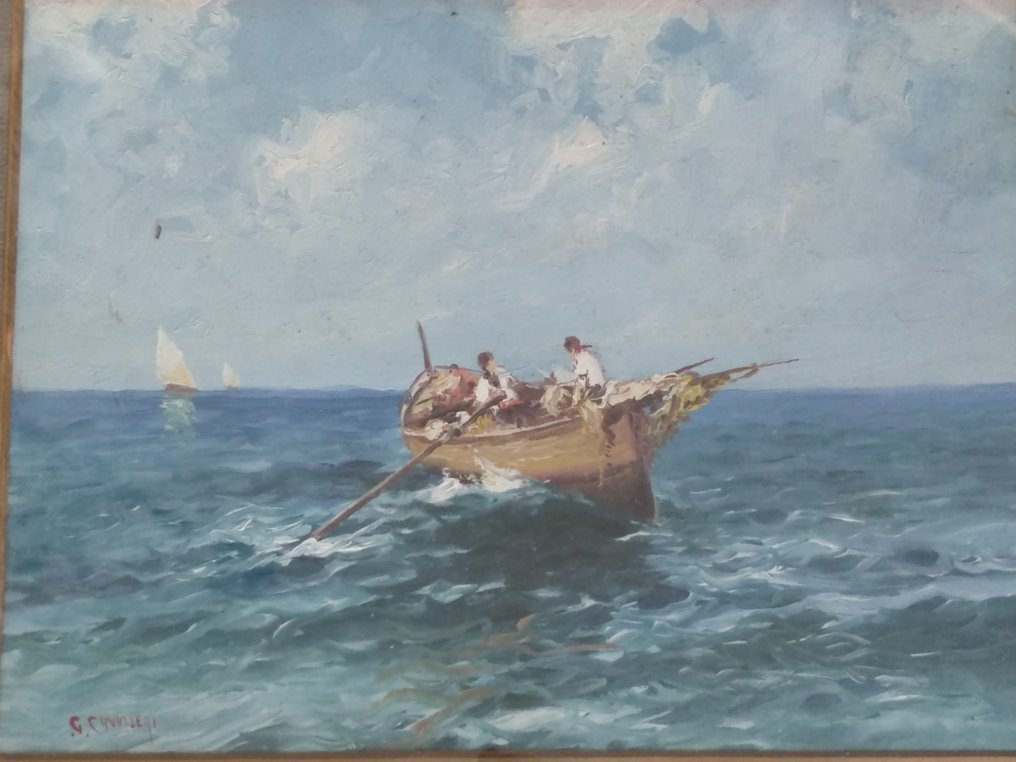 Cavalleri Giovanni (1893-1951) - Barche pescatori #3.2