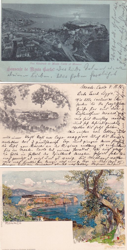 Monaco - Monaco - Monte Carlo - 110 postkort - Postkort (110) - 1896-1955 #1.0