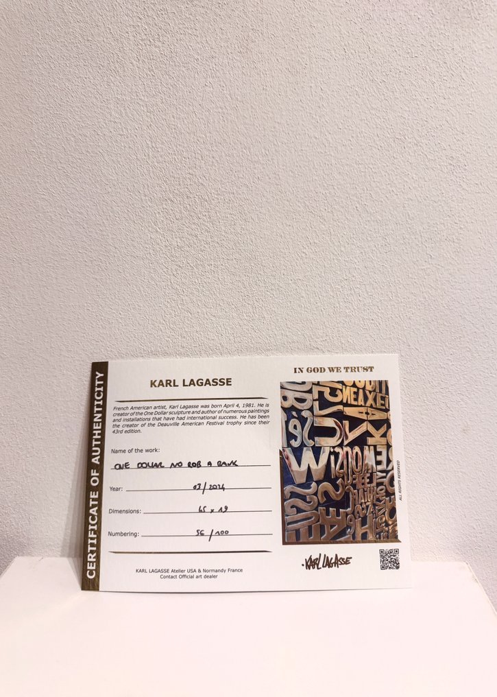 Karl Lagasse (1981) - One dollar No Rob a Bank #4.3