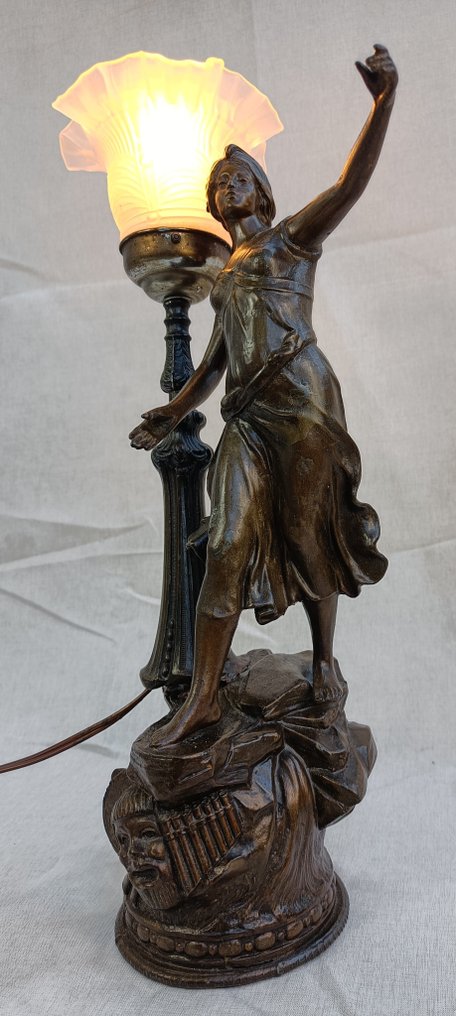 落地灯 - 玻璃, 合金 #1.0