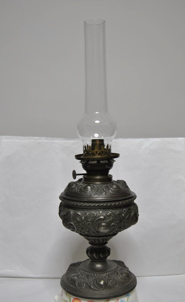 Rund Brenner - Kerosene lamp - Glass, Antimony #1.0
