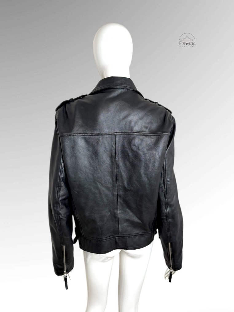 Each & Other Paris Women’s Genuine Sheep Leather Biker Jacket - No Reserve Price - Blusão de cabedal #4.3
