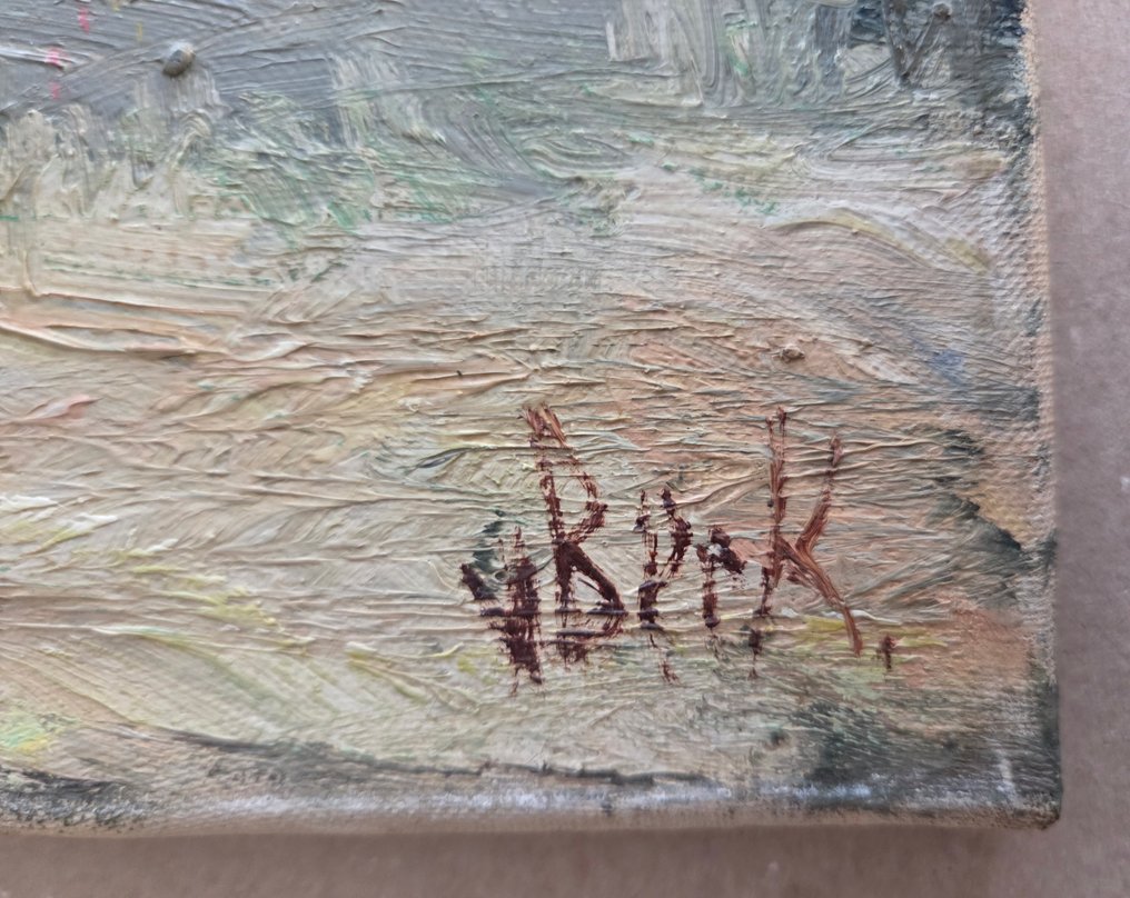 Europæisk skole (XX) - Kustgezicht. Mediterraan. #2.1