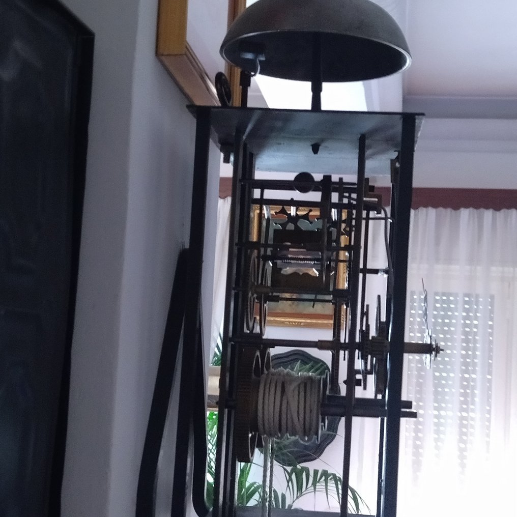 Reloj comtoise -   Latón, Hierro - 1850 - 1900 - Mecanismo esqueletizado #2.1