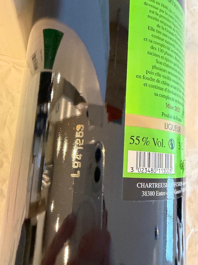 Chartreuse - Verte/Green - Jeroboam   - b. 2025  - 3 L #4.3