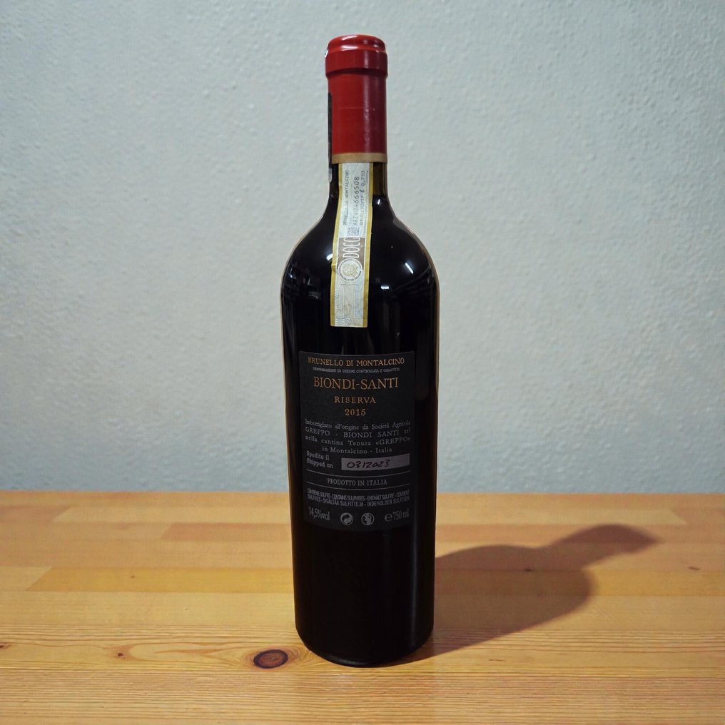 2015 Biondi Santi, Tenuta Greppo - 蒙达奇诺·布鲁奈罗 Riserva - 1 Bottle (0.75L) #1.0