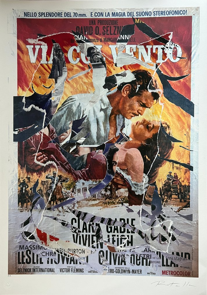 Mimmo Rotella (1918-2006) - Via col vento #1.0