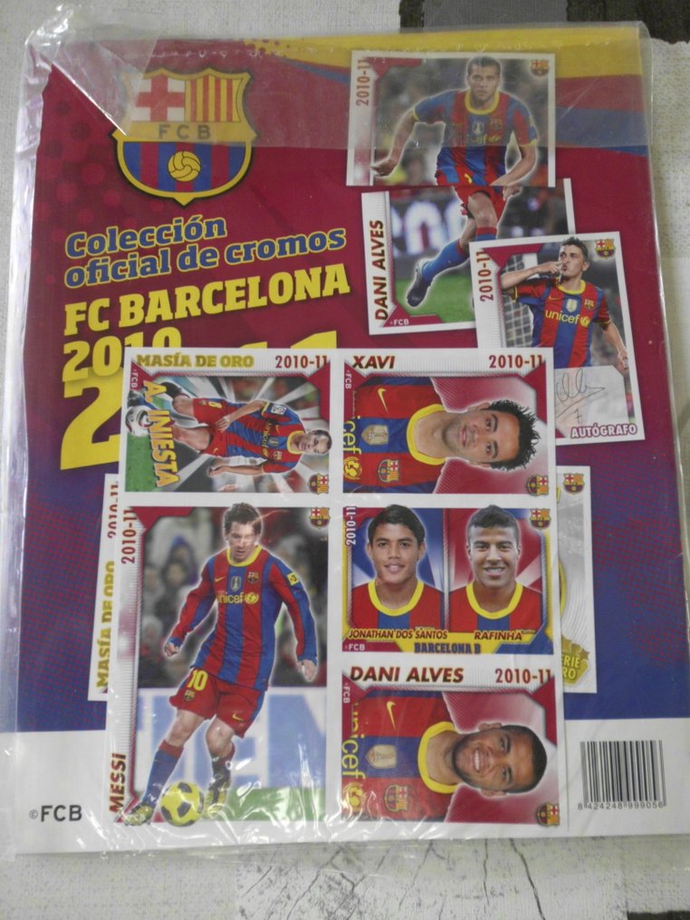 Panini FC Barcelona 2010/11 - Messi - Empty album + 3 Pack + (180/180) 完整鬆散貼紙套組 - 狀況優良(EX) #1.0