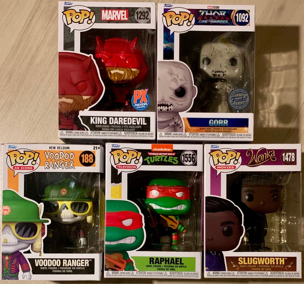 5x Funko Pop!  - Funko Pop [Various, Incl. Special Editions] #1.0