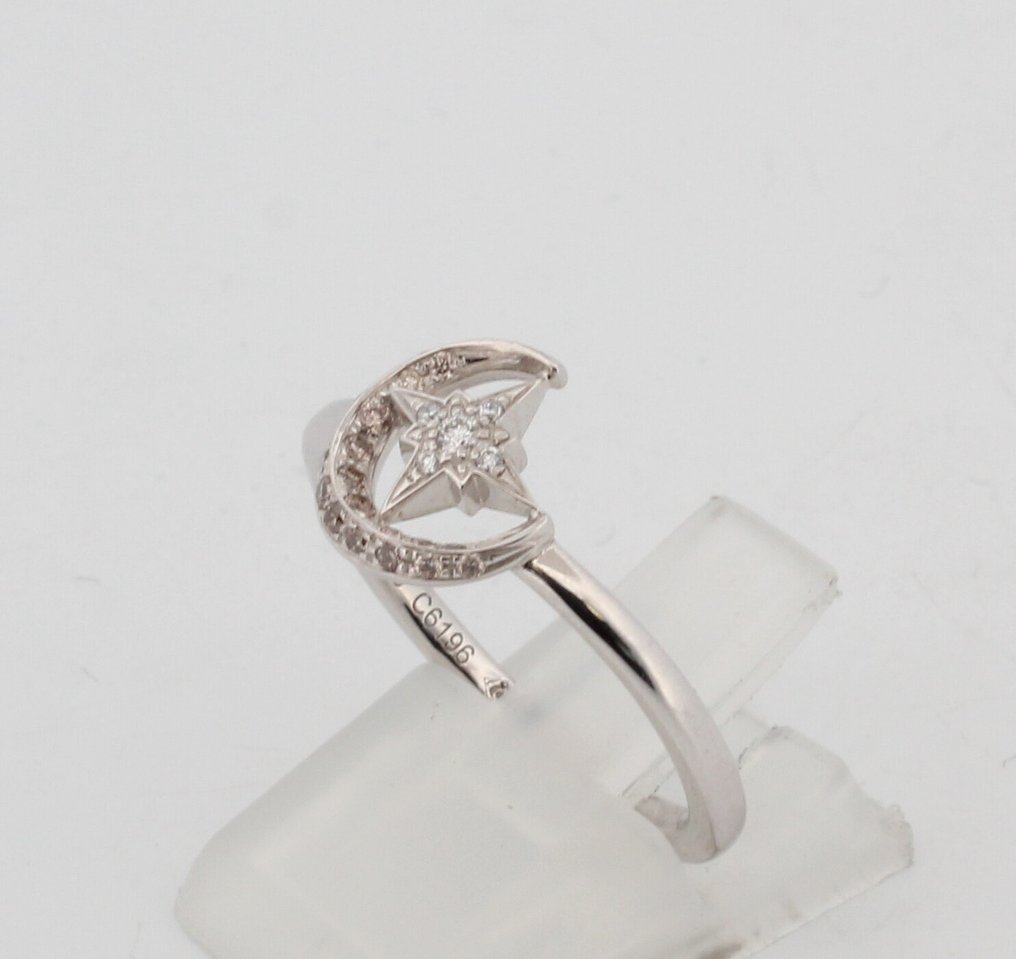 χωρίς τιμή ασφαλείας - Δαχτυλίδι - 18 καράτια Λευκός χρυσός Διαμάντι (Φυσικό) - Διαμάντι #3.2