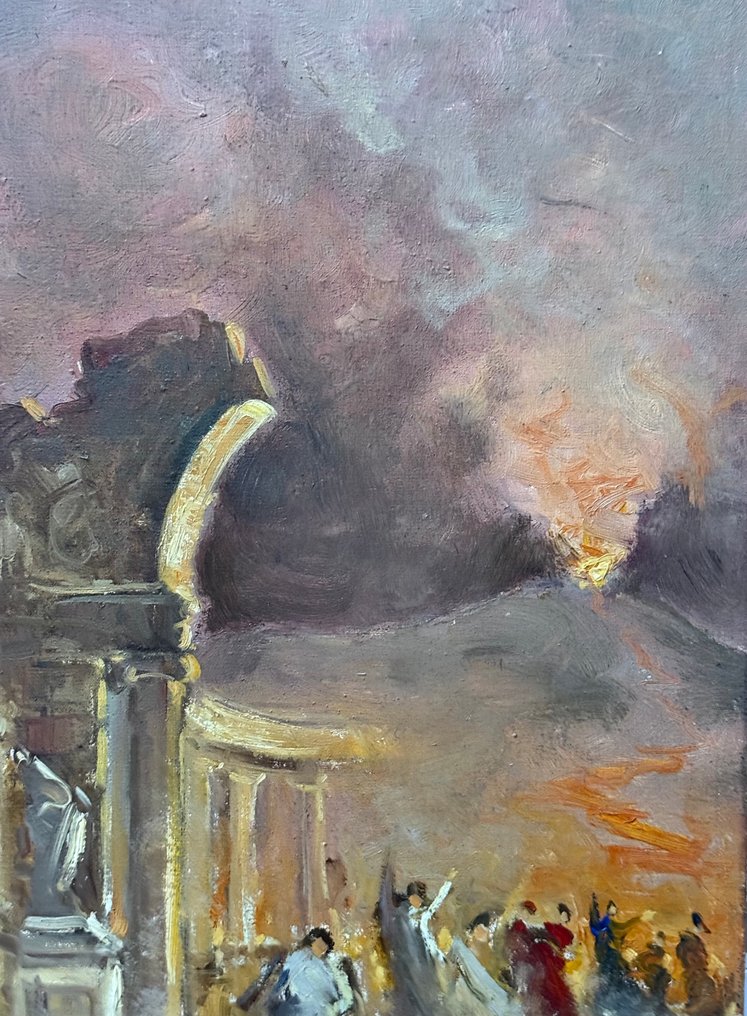 Gaetano Bocchetti (1888-1990) - Scena Architettonica - NO RESERVE #3.2