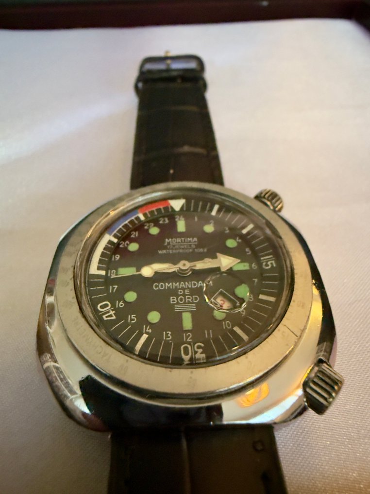 Mortima - Commandant de Bord - Ei pohjahintaa - Cal. Cattin 66 - Miehet - 1970-1979 #3.2