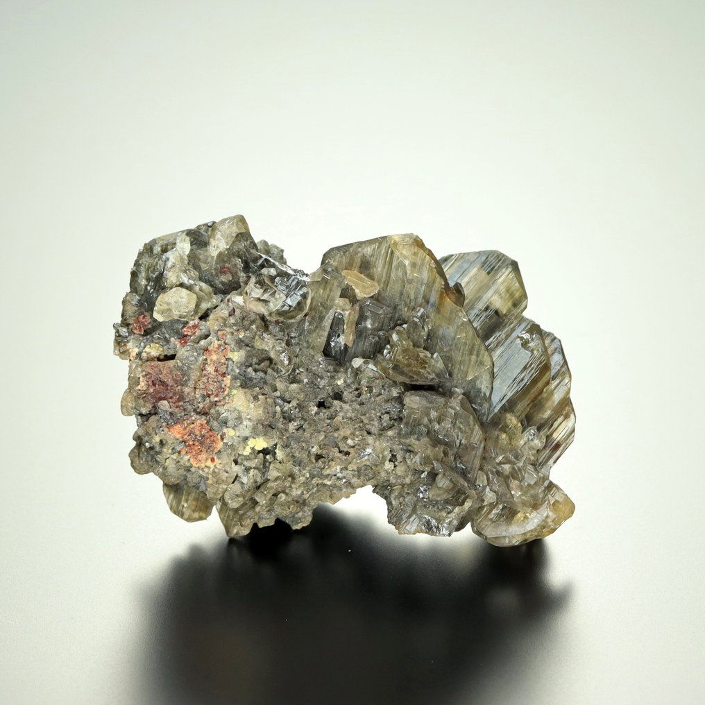 优质！来自摩洛哥Touissit的ANGLESITE簇团 标本 - 高度: 4 cm - 宽度: 5.5 cm- 97 g #1.0