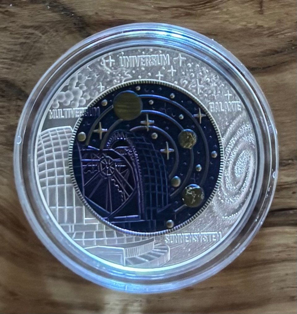 Áustria. 25 Euro 2015 “Kosmologie” NIOB Proof (Sem preço de reserva) #1.0