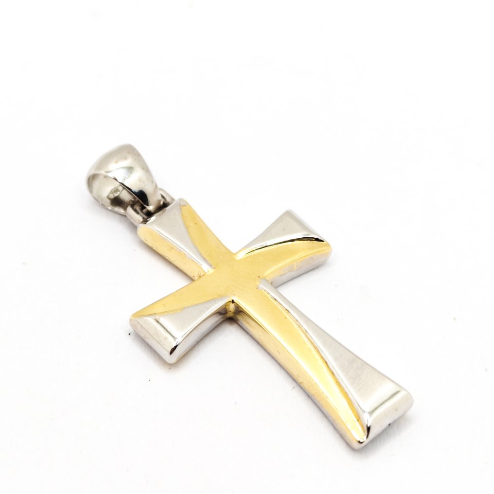 Anhänger - 18 kt Weißgold, Gelbgold #3.2