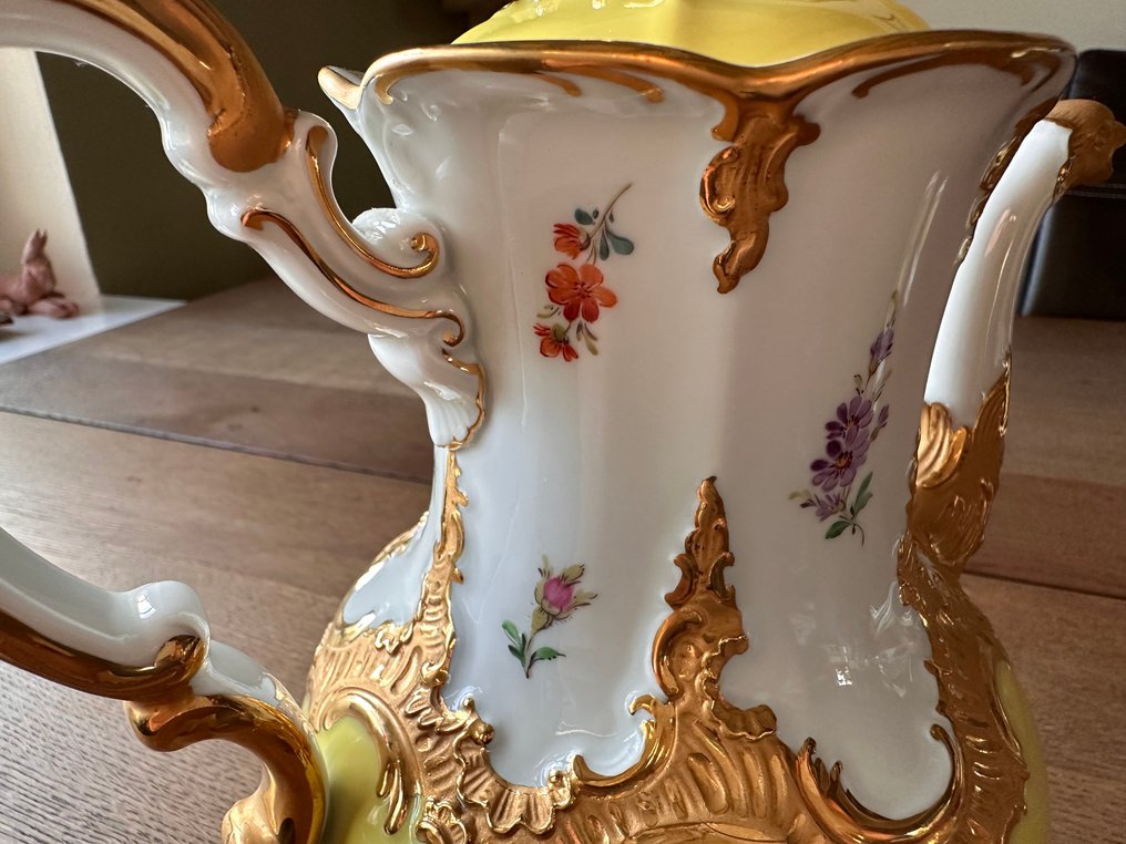 Meissen - Καφετιέρα - Rokoko - Πορσελάνη, Χρυσός, Σμάλτο #2.1