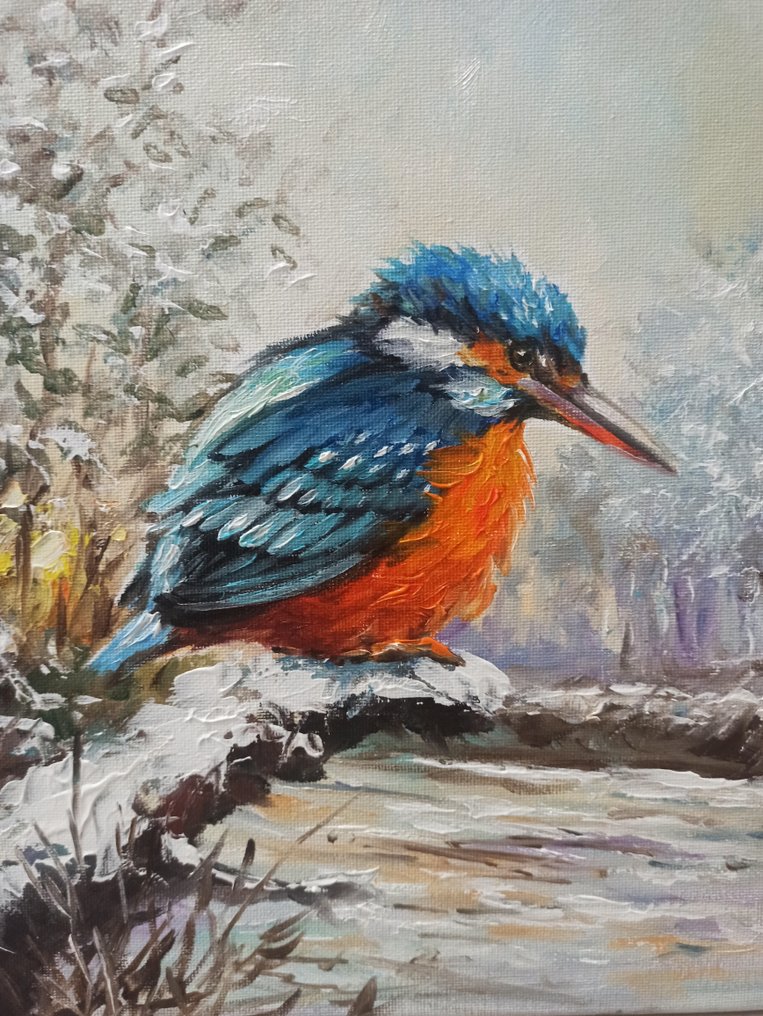Tomasz Bednarski (1965) - Kingfisher in winter #1.0