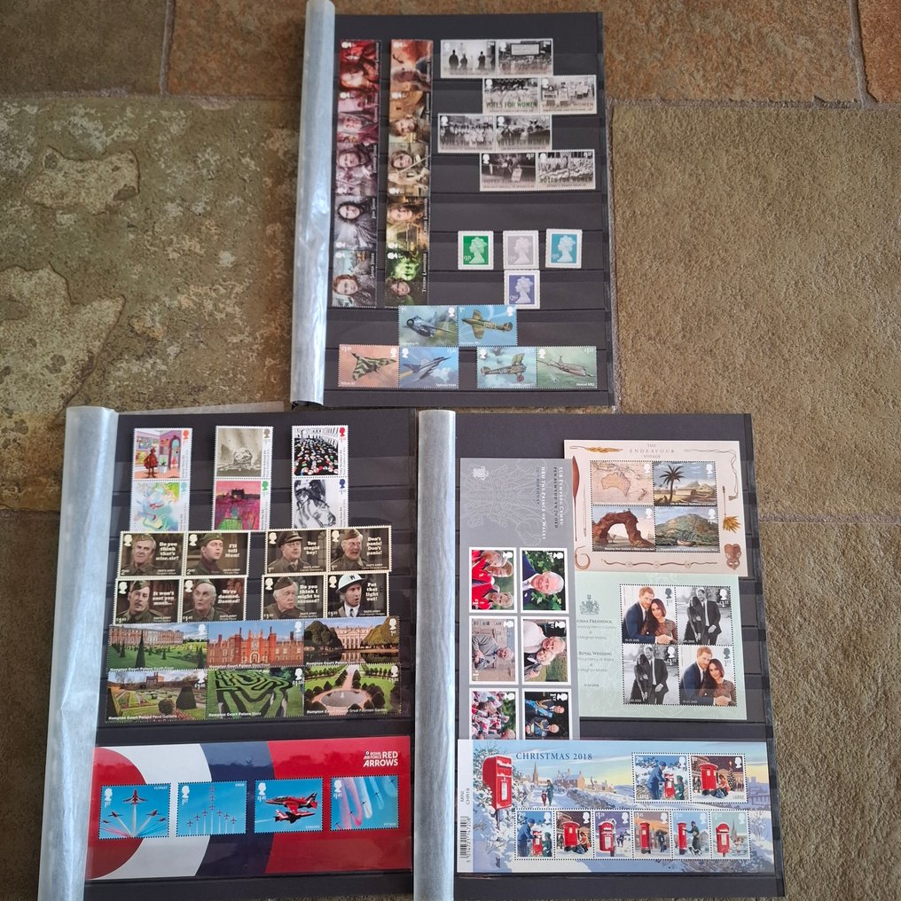 Storbritannien 2018 - UK Collection/yearset MNH-stämplar, Face value 210,00 Pund. #1.0