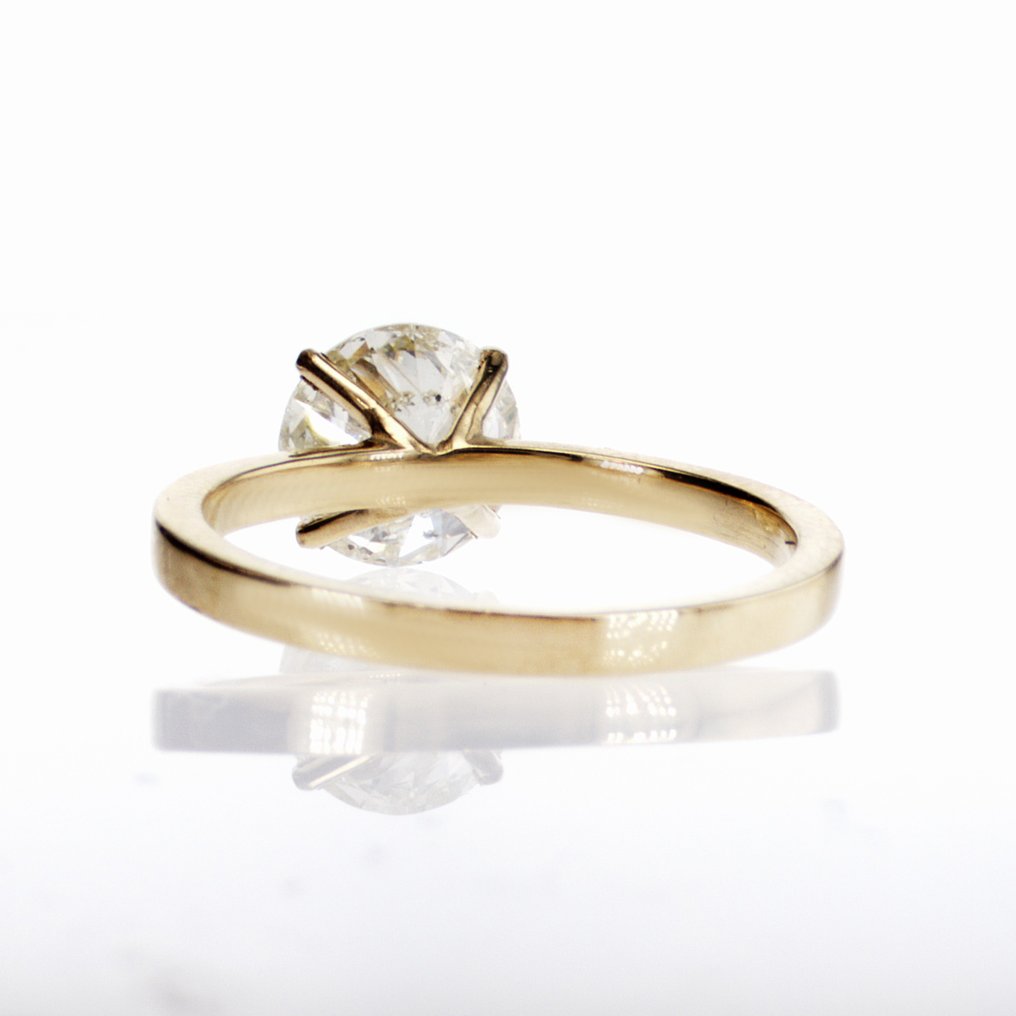 χωρίς τιμή ασφαλείας - Δαχτυλίδι αρραβώνων - 14 καράτια Κίτρινο χρυσό - 2.03ct. tw. Διαμάντι (Φυσικό) #4.3