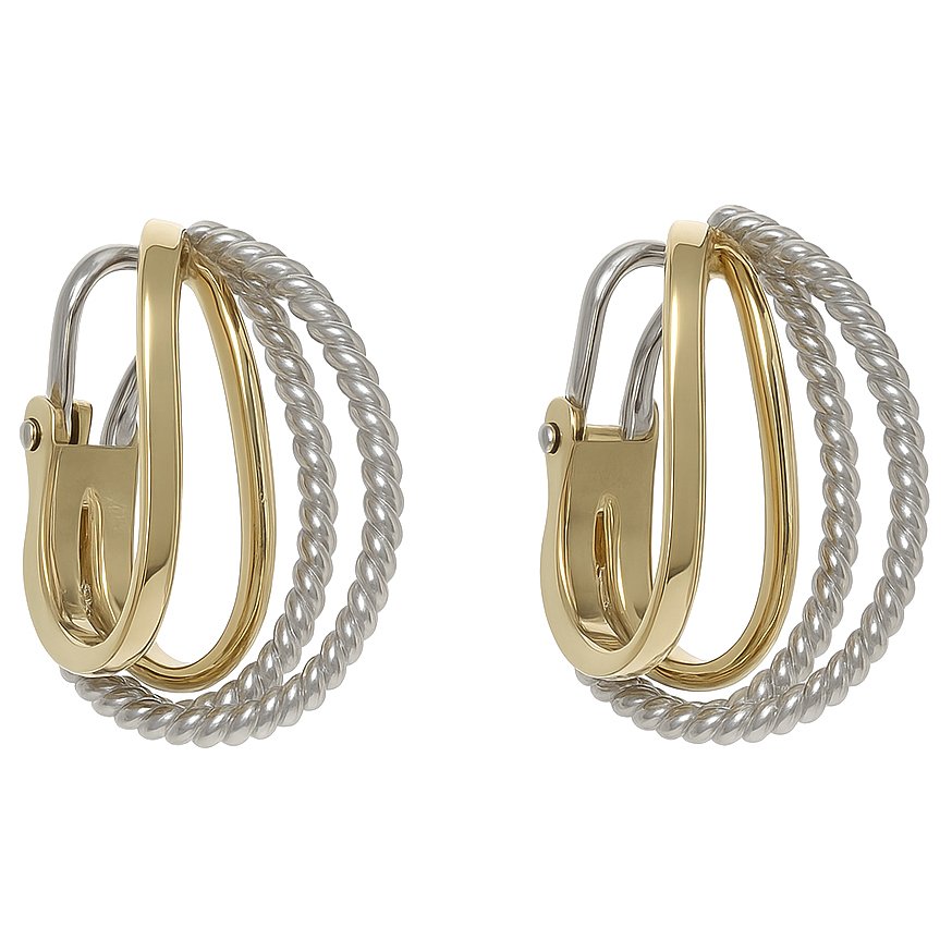 Boucles d'oreilles - 18 carats Or jaune, Or blanc #4.3