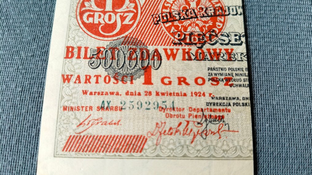 Pologne. - 1 Grosz - 1924 - Pick 42a  (Sans prix de réserve) #4.3