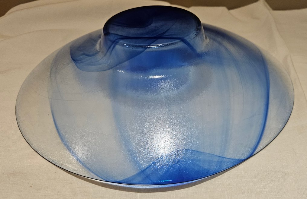 vetrerie italiane - 中央裝飾品 - 巨大的蓝色静脉中心装饰  - 吹制玻璃 #4.3