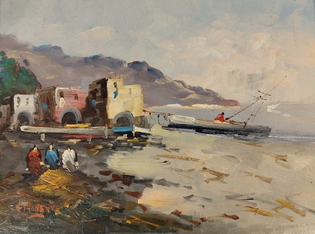 Dante Manente (1888-1980) - Borgo marinaro #1.0