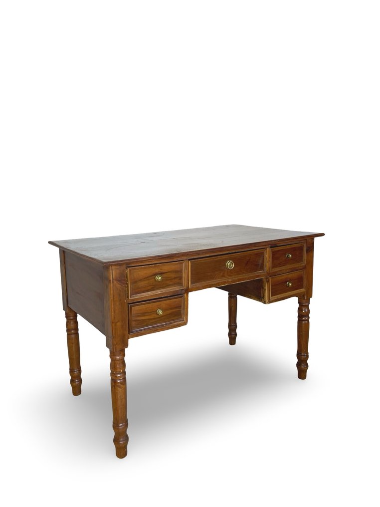 Γραφείο - Ξύλο, Ορείχαλκος, Walnut #1.0