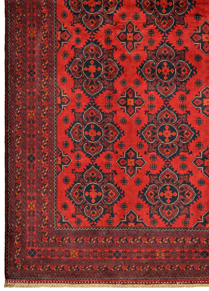 Afghan, Håndknyttet unik Khal Mohammadi-teppe, rød, stor, elegant, naturlig ull - Teppe - 340 cm - 245 cm - Ekte håndlagde teppe #3.2