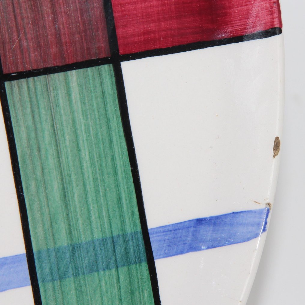 Schramberg - Eva Fritz-Lindner (1933–2017) - 大盘子 - 马爵利卡陶 #1.0