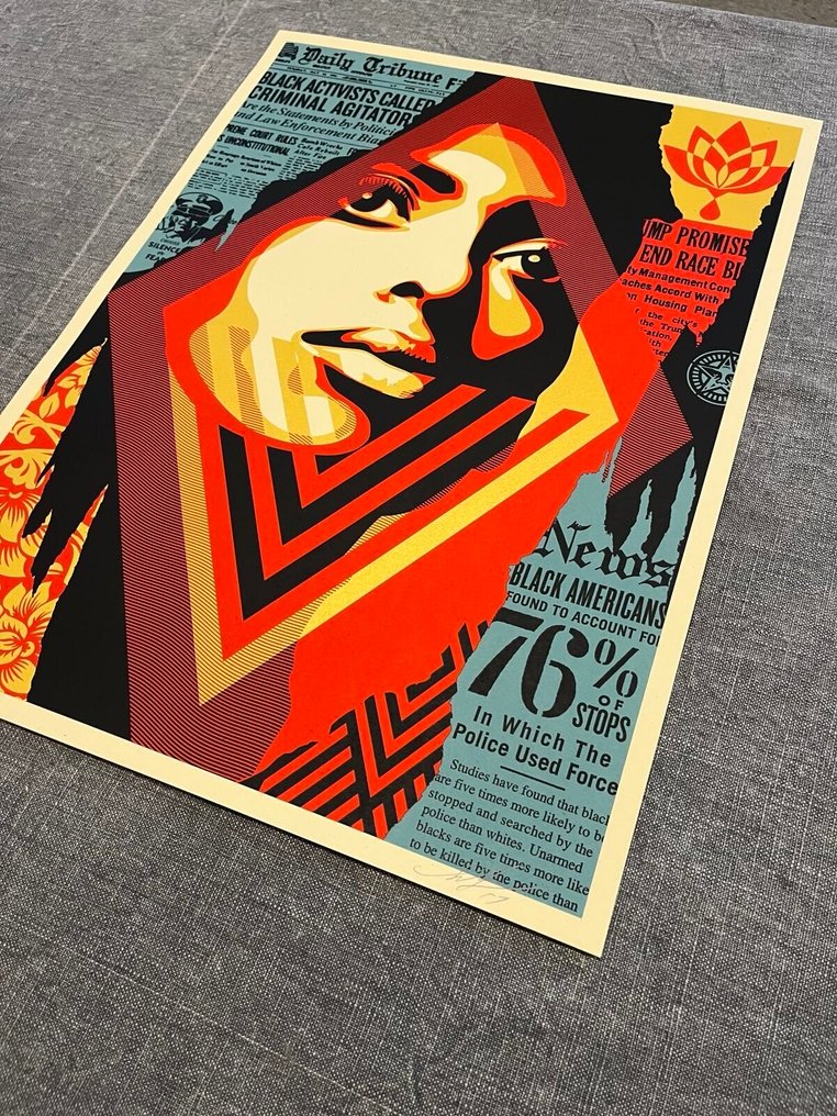 Shepard Fairey (OBEY) (1970) - Bias by Numbers #3.2