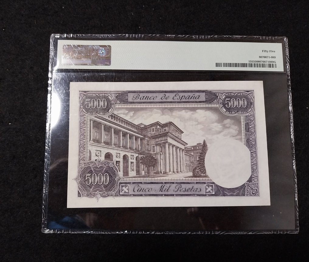 Spain. - 5000 Pesetas - 1976 (ND 1978) - Pick 155  (No reserve price) #1.0