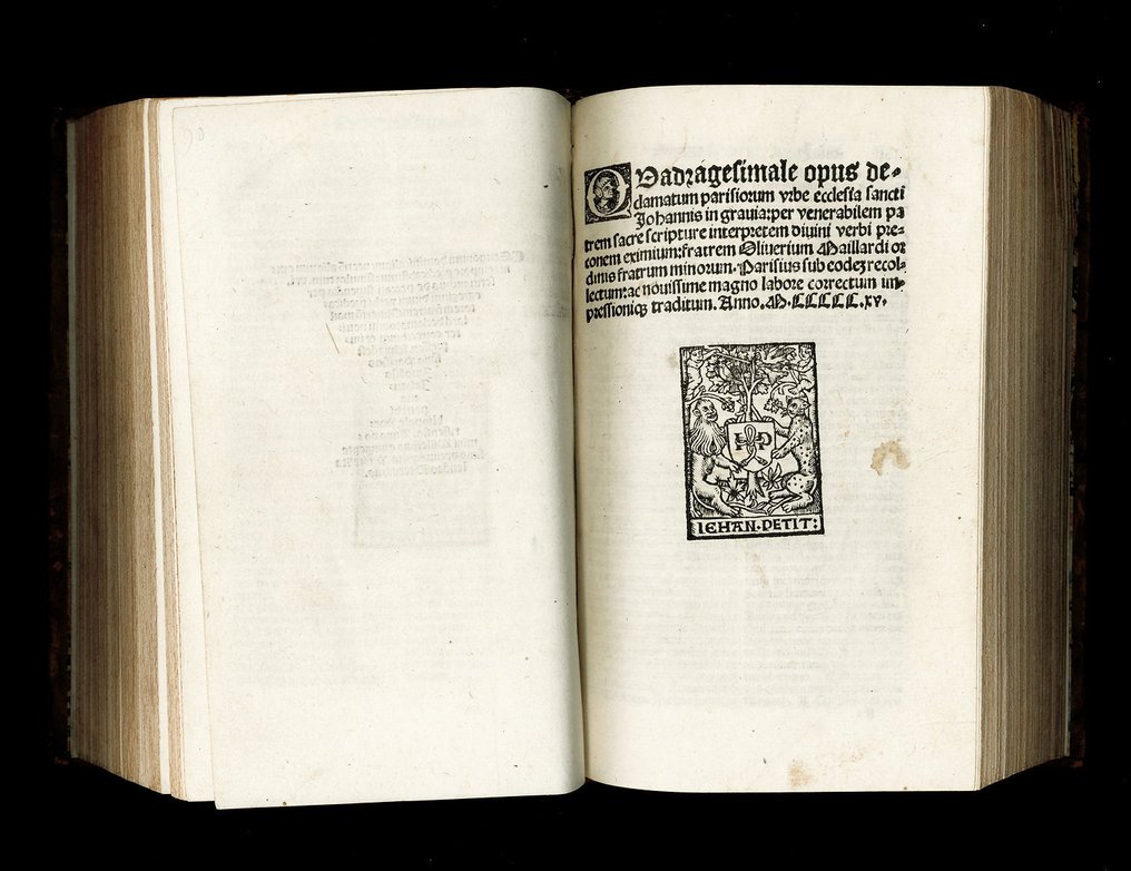 MAILLARD, Olivier. [Jehan PETIT, libraire] [Jean Barbier, Michel Lesclancher, imprimeurs] - Divini eloquii preconis celeberrimi fratris Oliverii Maillardi ordinis Minorum professoris. Sermones - 1515-1519 #1.0
