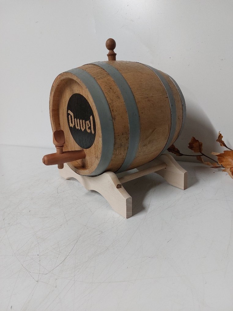 Vat - hout eik - eiken ton 3 liter Duvel #2.1