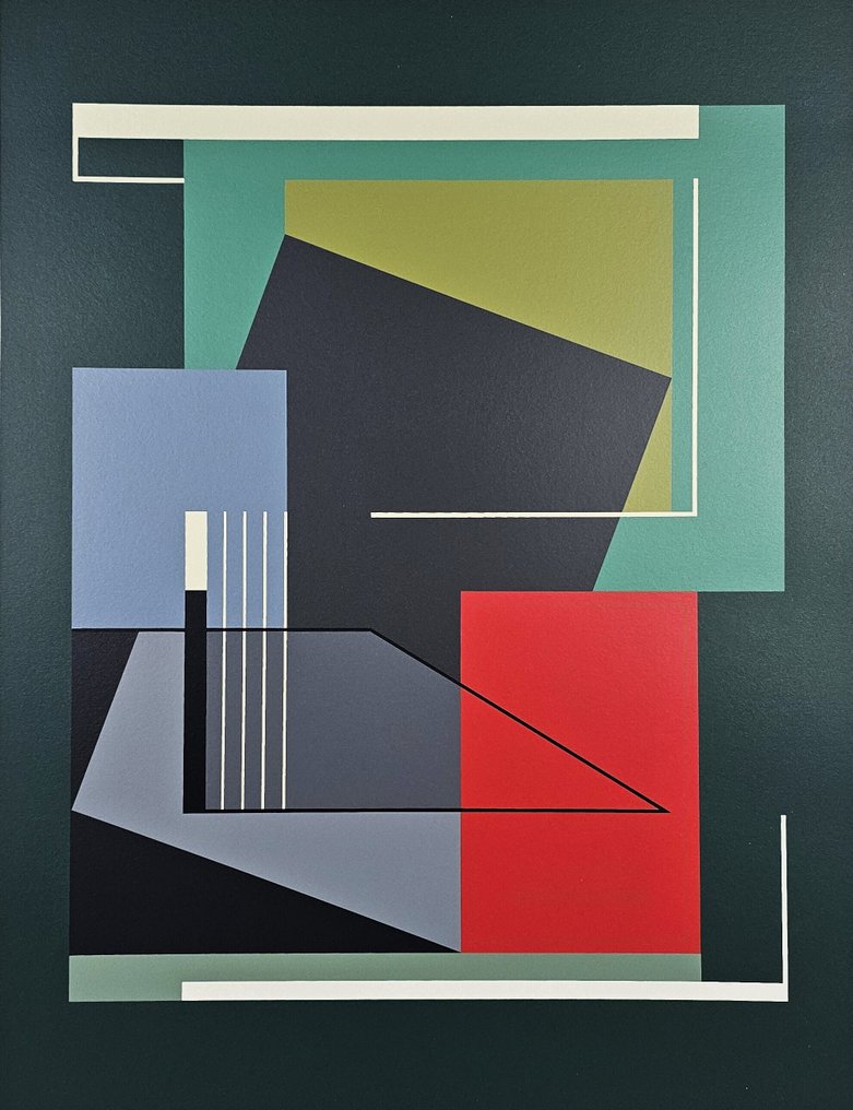 Carla Badiali (1907-1992) - Composizione verde #3.2