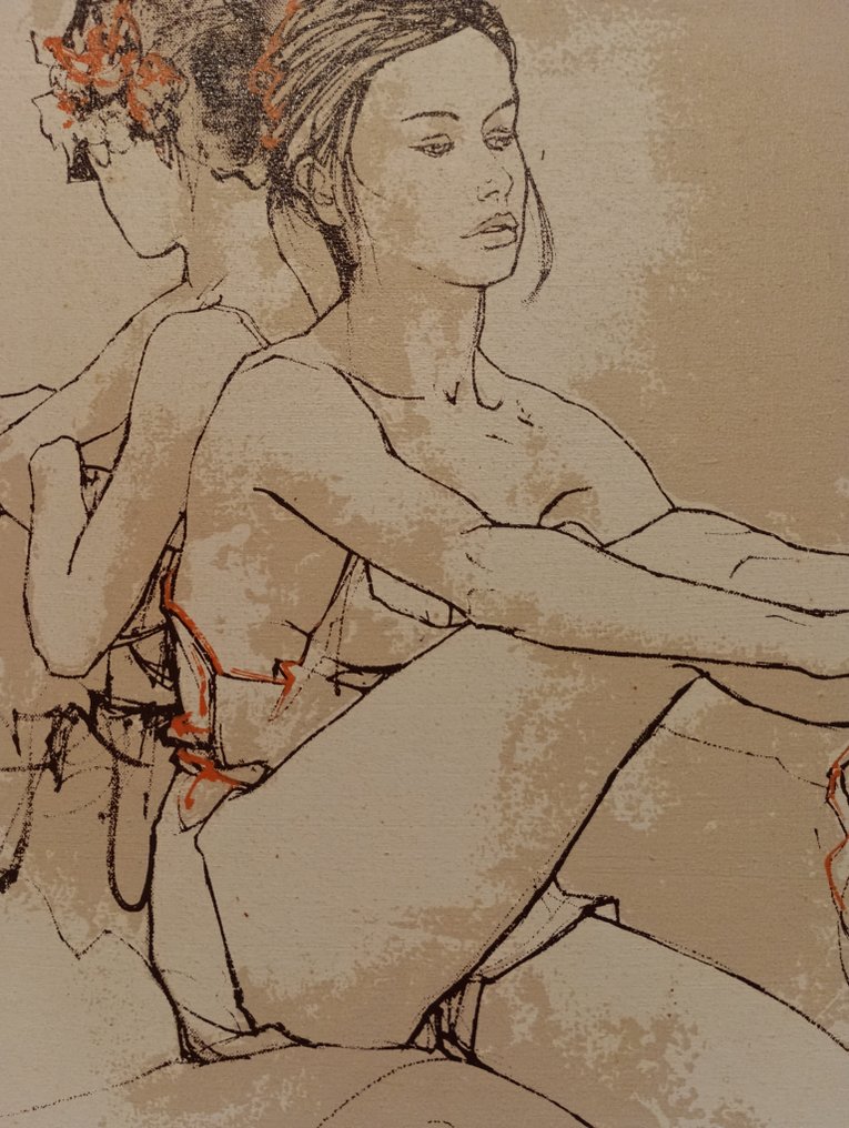 Bernard Dufour (1922-2016) - Les danseurs de ballet #1.0