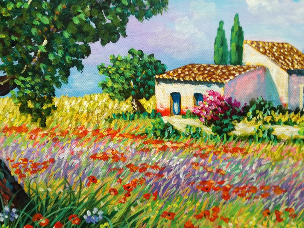 Antonino Cammarata (1962) - Casolari con papaveri (Sicilia) #4.3