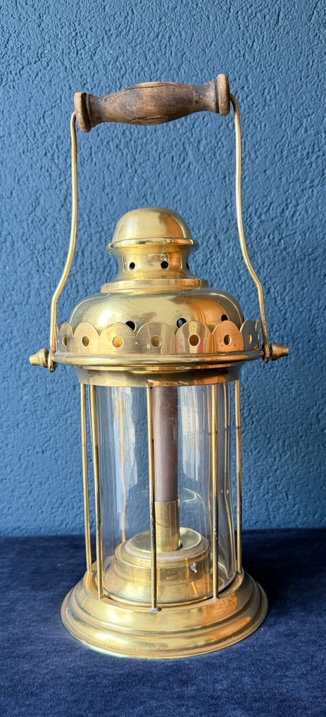 Religiöse und spirituelle Objekte - Glas, Messing, Bronze - 1850-1900 - Processielamp #4.3