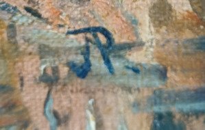 Hollandse School (XX) - Stadsgezicht met gracht Rotterdam #2.1