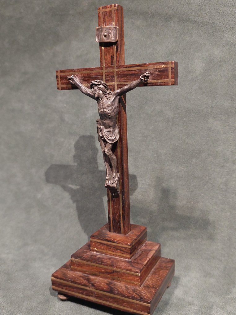 Bild - Kristus - - Antik - Trä, Metall, Koppar - tidigt 1900-tal #3.2
